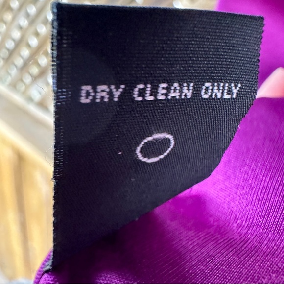 Jax mother of the bride groom magenta satin w dress classy - size 12 sleeveless - Picture 10 of 10